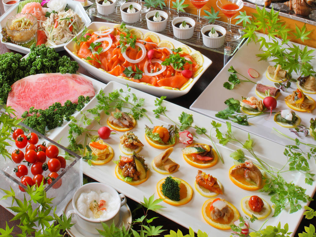 Asaya Hotel Nikko Exterior foto A selection of canapés